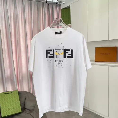 Fendi T-Shirts Short Sleeved For Unisex #1429676 $42.00 USD, Wholesale Replica Fendi T-Shirts