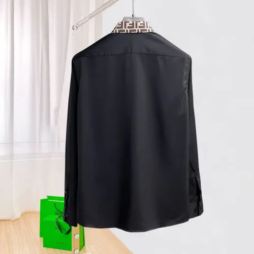 Replica Fendi Shirts Long Sleeved For Men #1430140 $80.00 USD for Wholesale