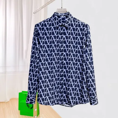 Valentino Shirts Long Sleeved For Men #1430161 $80.00 USD, Wholesale Replica Valentino Shirts