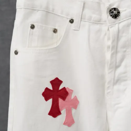 Replica Chrome Hearts Jeans For Men #1430753 $48.00 USD for Wholesale