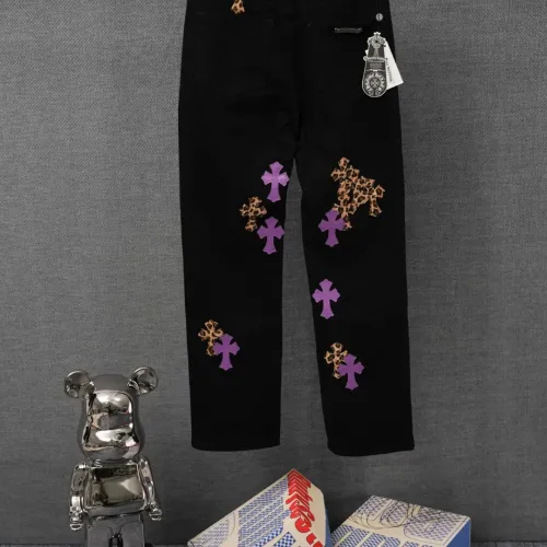Replica Chrome Hearts Jeans For Men #1430763 $48.00 USD for Wholesale