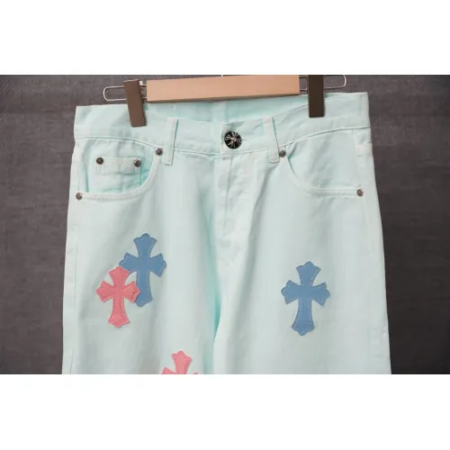 Replica Chrome Hearts Jeans For Men #1430769 $52.00 USD for Wholesale