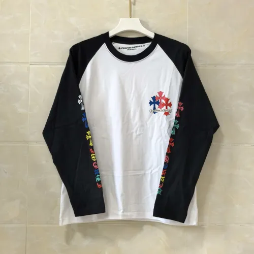 Replica Chrome Hearts T-Shirts Long Sleeved For Unisex #1430820 $38.00 USD for Wholesale