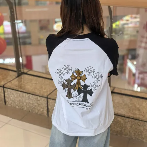 Replica Chrome Hearts T-Shirts Long Sleeved For Unisex #1430821 $38.00 USD for Wholesale