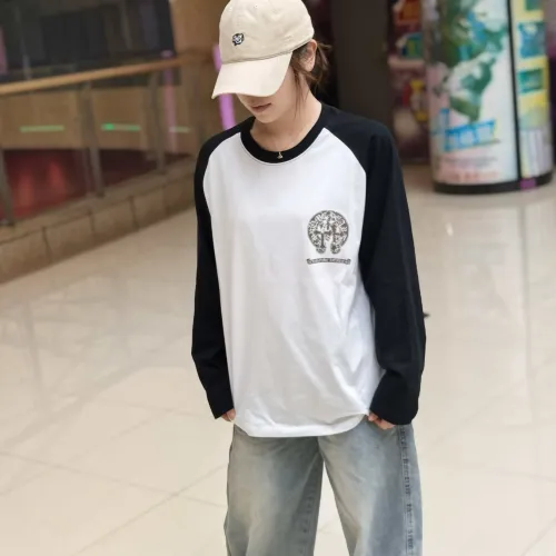 Replica Chrome Hearts T-Shirts Long Sleeved For Unisex #1430823 $38.00 USD for Wholesale