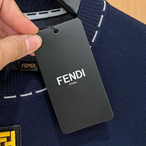 Replica Fendi T-Shirts Short Sleeved For Men #1430910 $52.00 USD for Wholesale