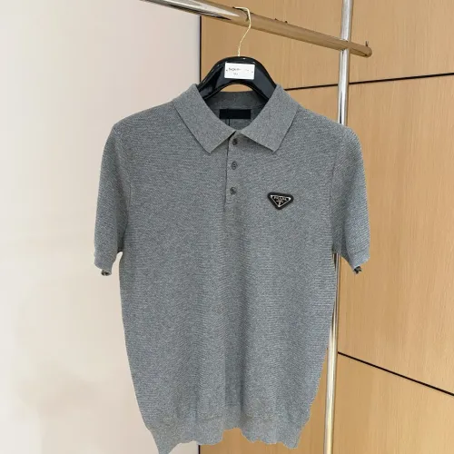 Prada T-Shirts Short Sleeved For Men #1430943 $56.00 USD, Wholesale Replica Prada T-Shirts