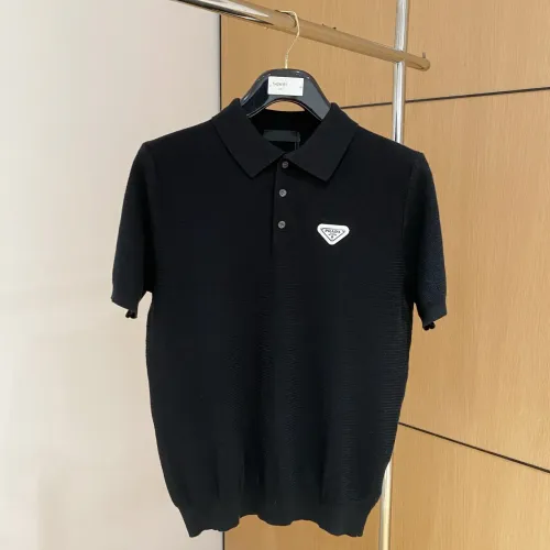 Prada T-Shirts Short Sleeved For Men #1430944 $56.00 USD, Wholesale Replica Prada T-Shirts