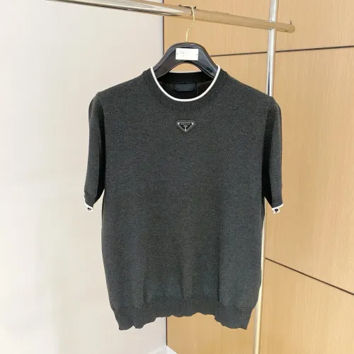 Prada T-Shirts Short Sleeved For Men #1430968 $52.00 USD, Wholesale Replica Prada T-Shirts