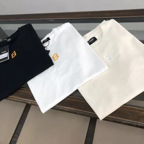 Replica Fendi T-Shirts Short Sleeved For Unisex #1431136 $34.00 USD for Wholesale