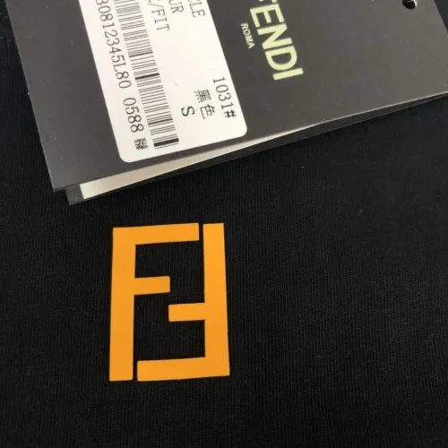 Replica Fendi T-Shirts Short Sleeved For Unisex #1431138 $34.00 USD for Wholesale