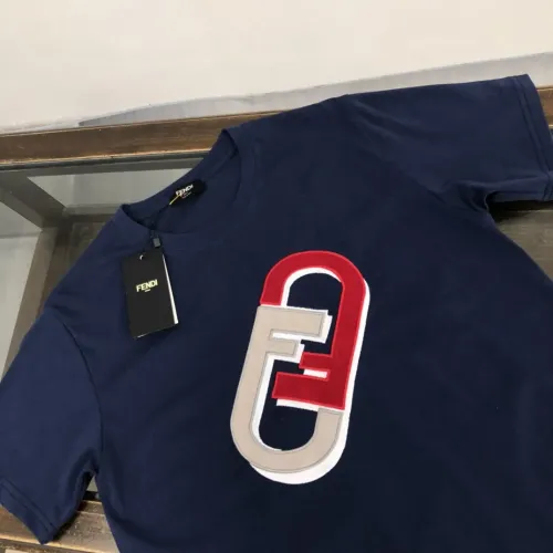 Replica Fendi T-Shirts Short Sleeved For Unisex #1431140 $34.00 USD for Wholesale