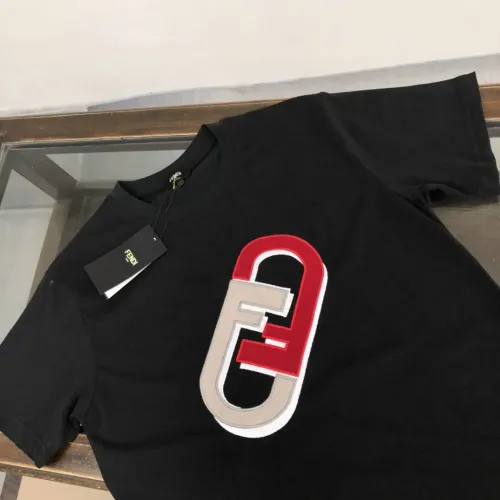Replica Fendi T-Shirts Short Sleeved For Unisex #1431141 $34.00 USD for Wholesale