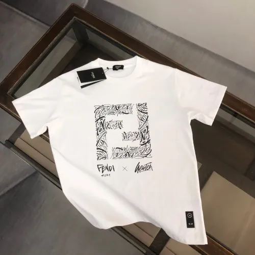 Fendi T-Shirts Short Sleeved For Unisex #1431142 $34.00 USD, Wholesale Replica Fendi T-Shirts