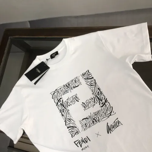 Replica Fendi T-Shirts Short Sleeved For Unisex #1431142 $34.00 USD for Wholesale