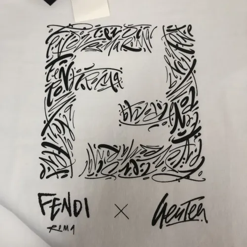 Replica Fendi T-Shirts Short Sleeved For Unisex #1431142 $34.00 USD for Wholesale