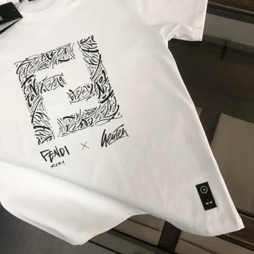 Replica Fendi T-Shirts Short Sleeved For Unisex #1431142 $34.00 USD for Wholesale