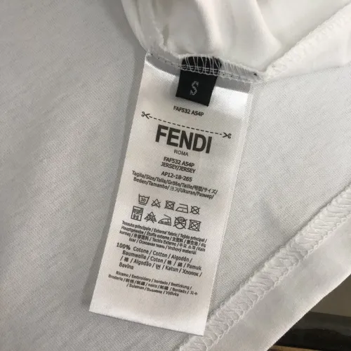 Replica Fendi T-Shirts Short Sleeved For Unisex #1431144 $34.00 USD for Wholesale