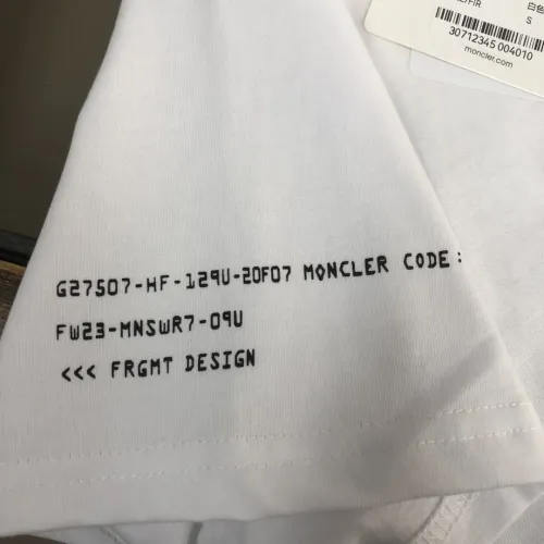 Replica Moncler T-Shirts Short Sleeved For Unisex #1431200 $34.00 USD for Wholesale