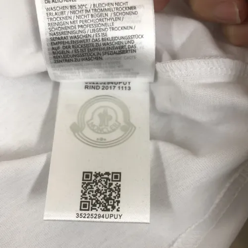 Replica Moncler T-Shirts Short Sleeved For Unisex #1431200 $34.00 USD for Wholesale