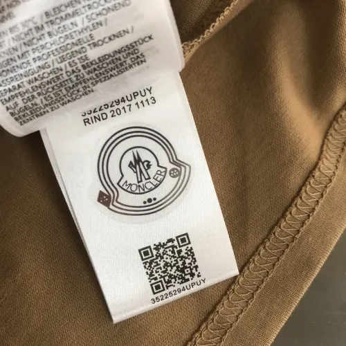 Replica Moncler T-Shirts Short Sleeved For Unisex #1431203 $34.00 USD for Wholesale