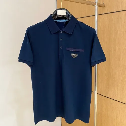 Prada T-Shirts Short Sleeved For Men #1431397 $48.00 USD, Wholesale Replica Prada T-Shirts