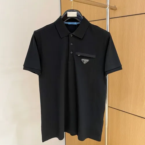 Prada T-Shirts Short Sleeved For Men #1431398 $48.00 USD, Wholesale Replica Prada T-Shirts