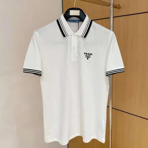 Prada T-Shirts Short Sleeved For Men #1431399 $48.00 USD, Wholesale Replica Prada T-Shirts