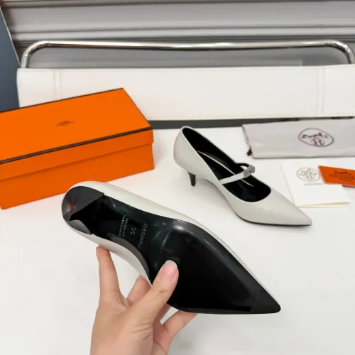 Replica Hermes High-Heeled Shoes For Women #1431678 $98.00 USD for Wholesale
