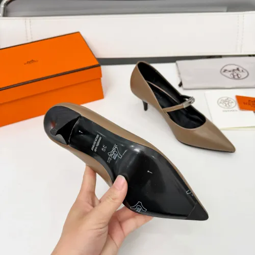Replica Hermes High-Heeled Shoes For Women #1431679 $98.00 USD for Wholesale