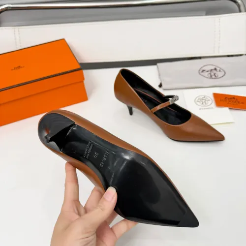 Replica Hermes High-Heeled Shoes For Women #1431680 $98.00 USD for Wholesale