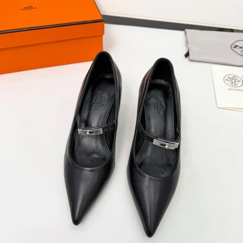 Replica Hermes High-Heeled Shoes For Women #1431682 $98.00 USD for Wholesale