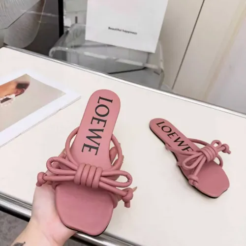 Replica LOEWE Slippers For Women #1431770 $76.00 USD for Wholesale