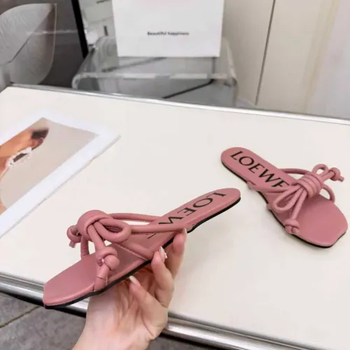 Replica LOEWE Slippers For Women #1431770 $76.00 USD for Wholesale