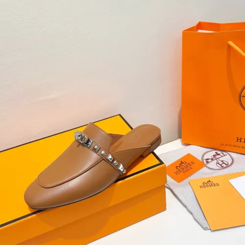 Replica Hermes Slippers For Women #1431894 $100.00 USD for Wholesale