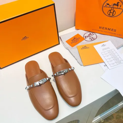Replica Hermes Slippers For Women #1431894 $100.00 USD for Wholesale
