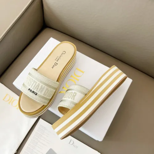 Replica Christian Dior Slippers For Women #1431899 $85.00 USD for Wholesale