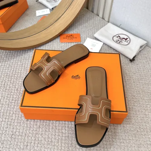 Replica Hermes Slippers For Women #1431943 $96.00 USD for Wholesale