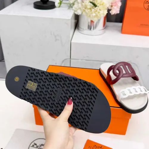 Replica Hermes Slippers For Women #1431950 $96.00 USD for Wholesale