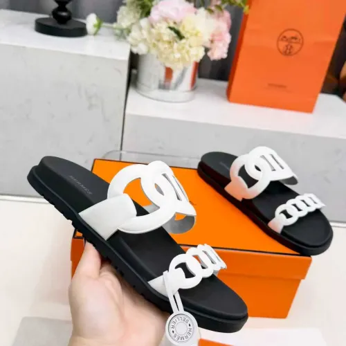 Replica Hermes Slippers For Women #1431953 $96.00 USD for Wholesale