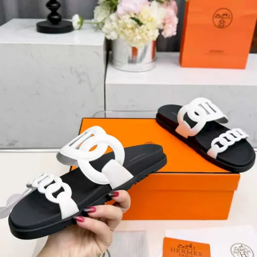 Replica Hermes Slippers For Women #1431953 $96.00 USD for Wholesale