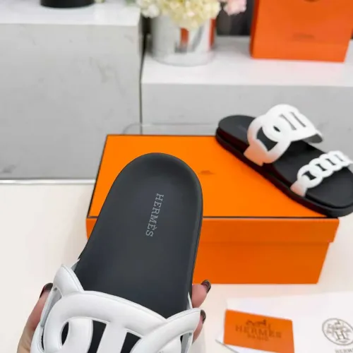 Replica Hermes Slippers For Women #1431953 $96.00 USD for Wholesale