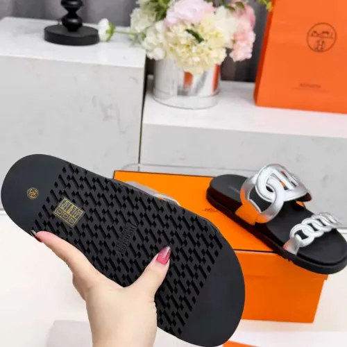 Replica Hermes Slippers For Women #1431954 $96.00 USD for Wholesale