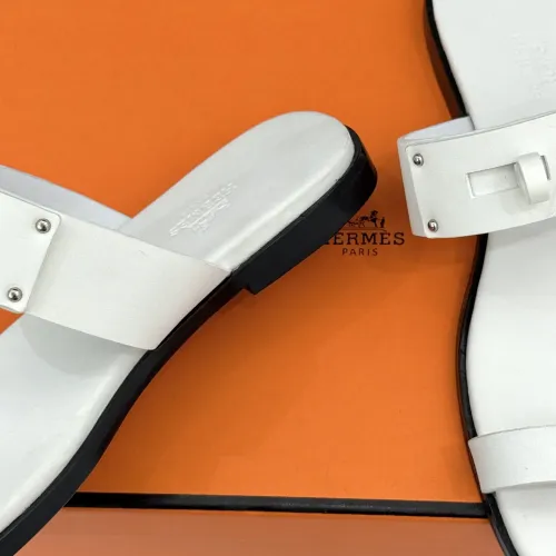 Replica Hermes Slippers For Women #1431972 $85.00 USD for Wholesale