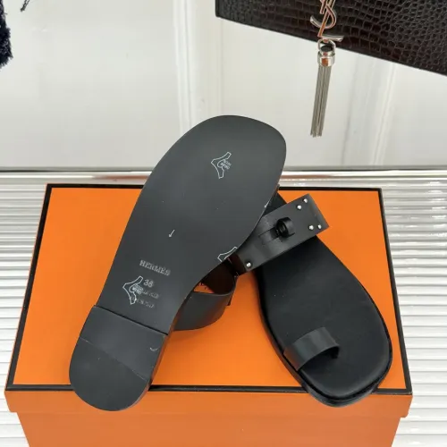 Replica Hermes Slippers For Women #1431974 $85.00 USD for Wholesale
