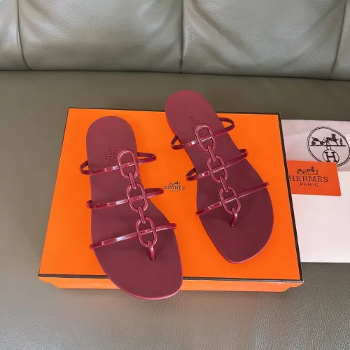Replica Hermes Slippers For Women #1431981 $48.00 USD for Wholesale