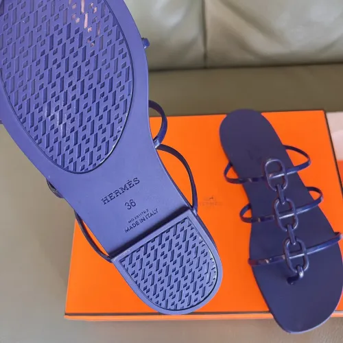 Replica Hermes Slippers For Women #1431992 $48.00 USD for Wholesale