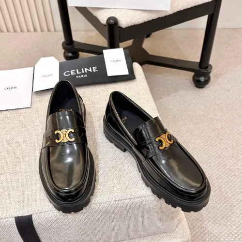 Replica Celine Leather Shoes For Women #1432014 $108.00 USD for Wholesale