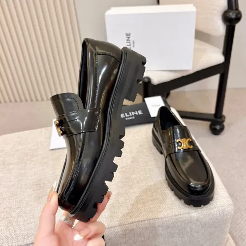 Replica Celine Leather Shoes For Women #1432014 $108.00 USD for Wholesale