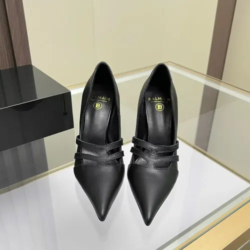 Replica Balmain High-Heeled Shoes For Women #1432037 $82.00 USD for Wholesale